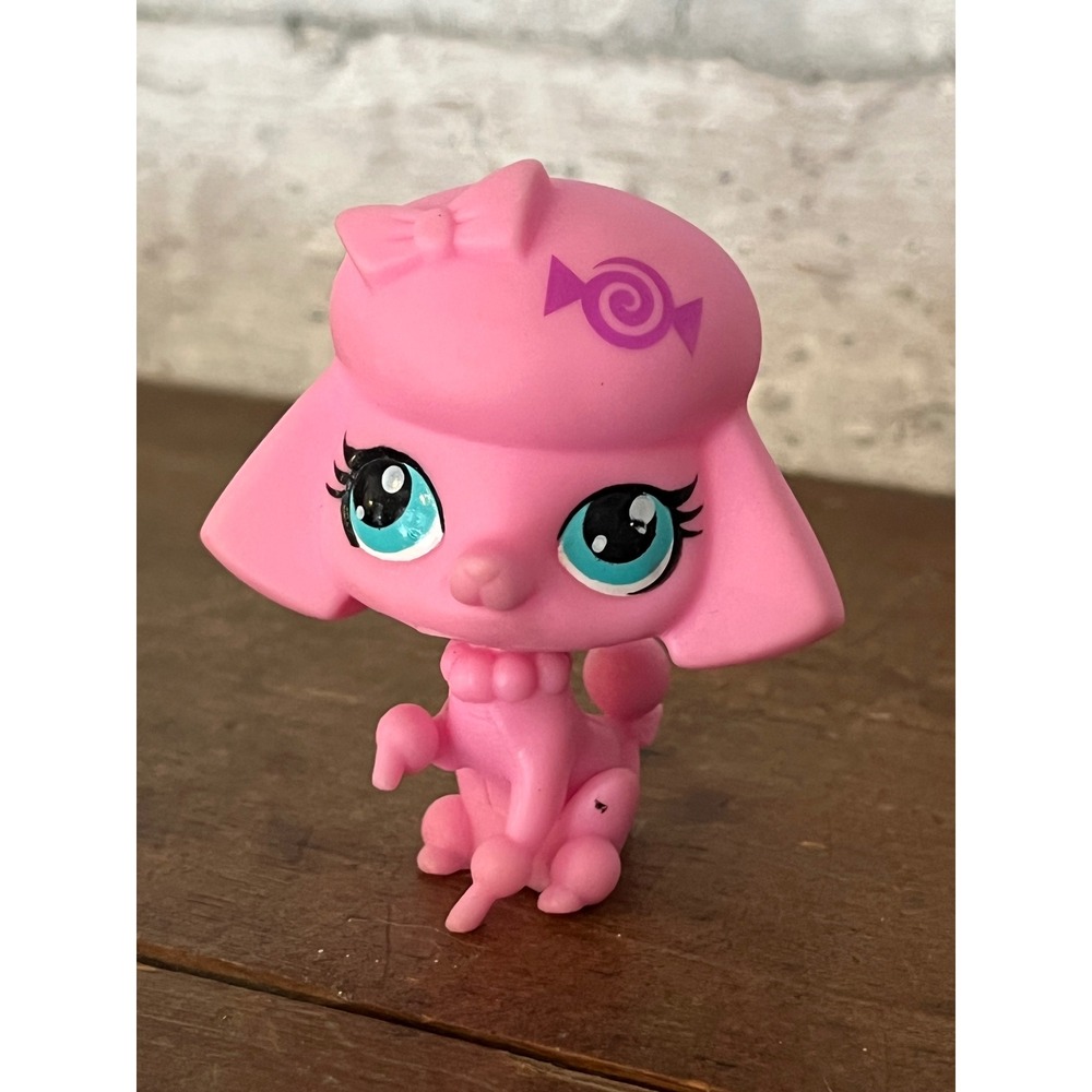 Littlest Pet Shop LPS #3326 Pink Poodle‎ Puppy Dog Candy Swirl Blind Bag